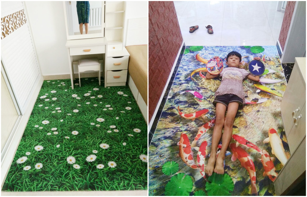 Sáng tạo phòng thảm sống bàn cà phê giường sofa phòng ngủ cửa hàng thảm 3D cho thảm giường trẻ em tấm thảm chùi chân tắm nhà bếp - Thảm thảm chụp hình