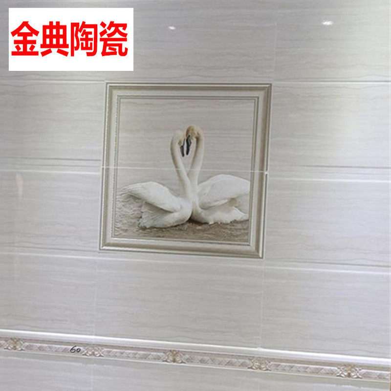 300x600 White Grey Wood Grain Glazed Wall Tiles Kitchen Powder Room Toilet Restroom Tile Floor Tiles