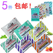5 pieces of British fishermans treasure throat lozenge sugar-free green lemon special mint grapefruit original 11g 25g