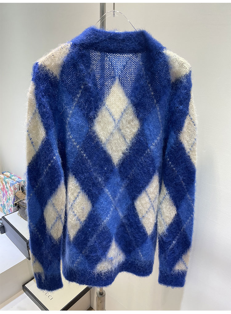 Mohair Knitted Sweater Stylish Outfit