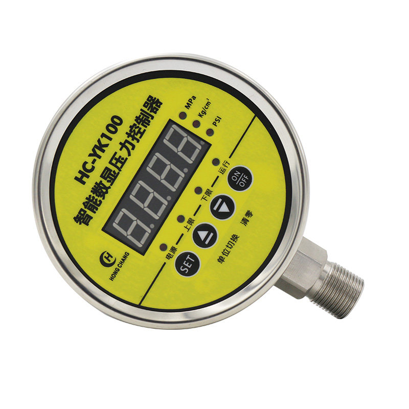 Hongchang HC-YK100 Intelligent Digital Display Pressure Controller Switch Stainless Steel Shock Resistant electric junction Pressure Vacuum Table-Taobao