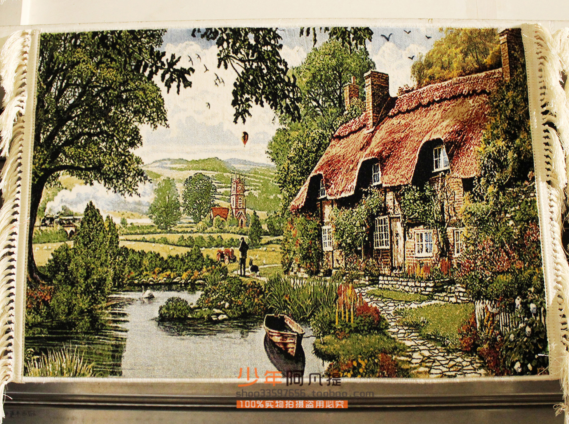 Eurostyle Fields Park Tapestry Painting Lodge room Living room Bedroom Wall Blanket Wall-mounted Fresco Nordic American scenery Decorative Gifts