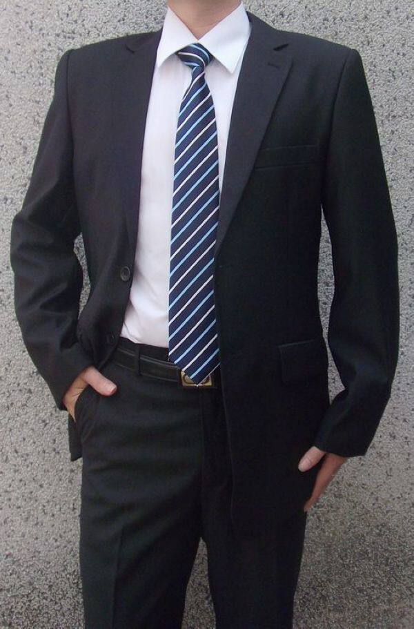 Costume homme en laine pour Quatre saisons - Ref 1562850 Image 45