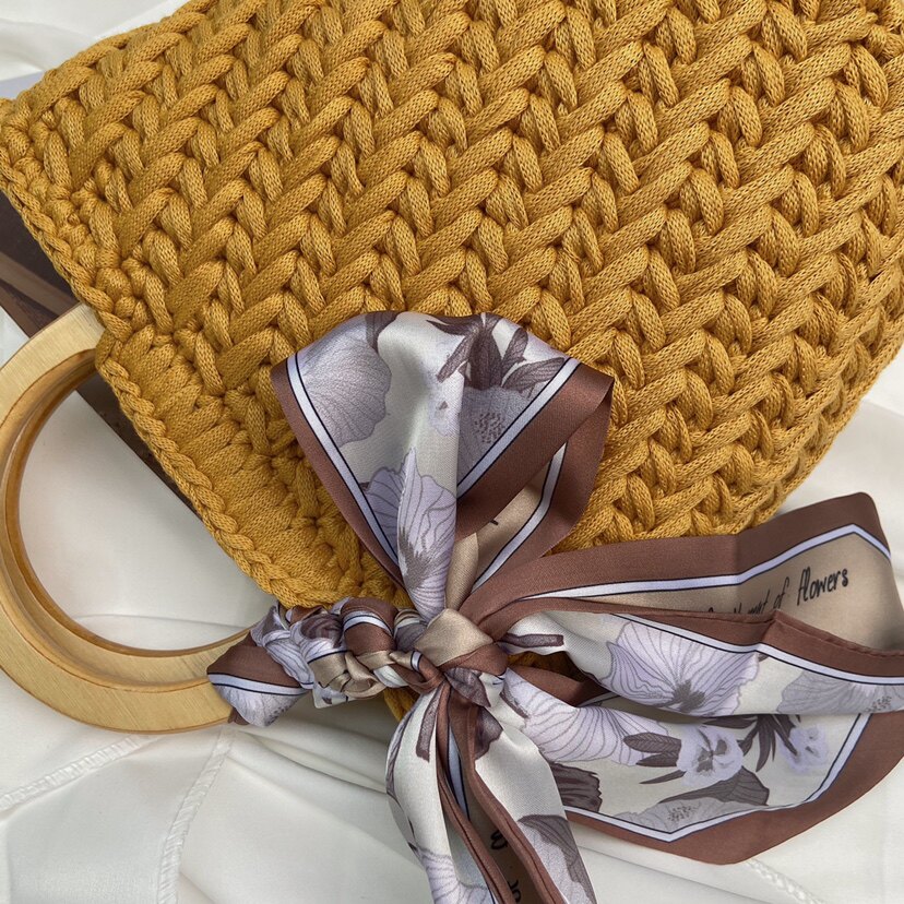 Крючок для вязания ручной работы, сумка, набор материалов, DIY 