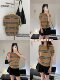 European Retro Striped Style Round Neck Short-Sleeved Knitwear for Women with Contrasting Colors, Versatile Slim Fit, Slimming Half-Zip Casual Top