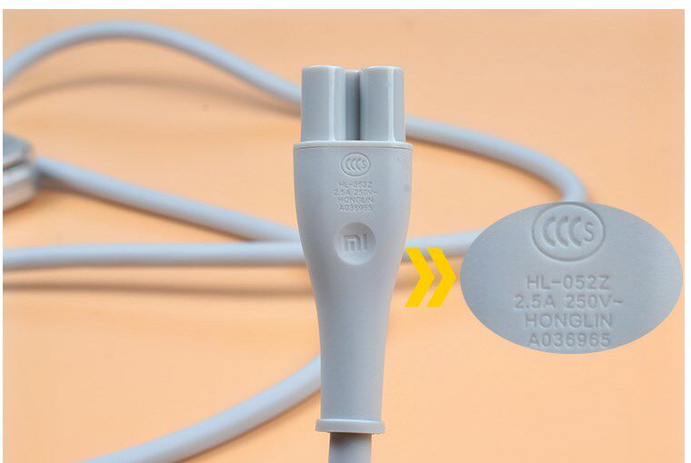 Original millet air purifier power cord 1st generation 2nd generation PRO charging head cable plum blossom three holes 1 8 meters