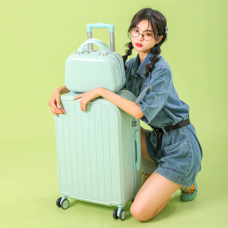 Suitcase Woman Little Net Red Ins New Leather Case Lalever Box Men Universal Wheels 20 Inch Boarding 24 Password Suitcase