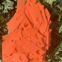 Новый утолщенный материал [оранжевый] 1000 листов.