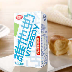 【维他奶】无添加蔗糖豆奶250ml*24