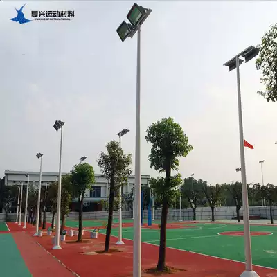 Peng'an Neijiang Luzhou plastic court lights tennis basketball court badminton court special lights 6 7 8 meters light pole