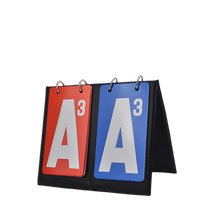 Egg-beating scoreboard scorecard two-color counting flip scoreboard scorer egg-beating poker recorder scoreboard