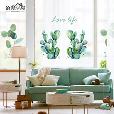 Наклейки на стекло Окна дома, ванная