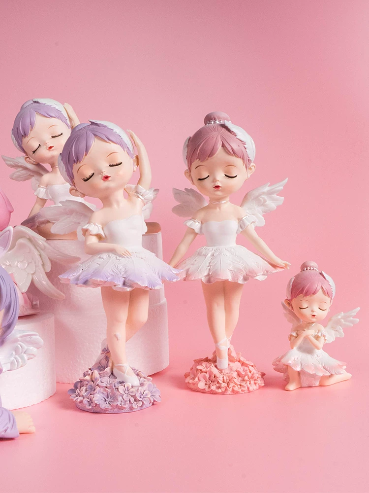 Mixueer Annie Baby Cake Розовая принцесса кукла ангел корона девочка украшение на день рождения Лицо