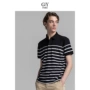 GYgoldlion Jin Lilai GY Quần Áo POLO Áo Sơ Mi Nam Dài Tay Áo Tide Slim Casual Thanh Niên Sọc Ve Áo T-Shirt áo polo form rộng