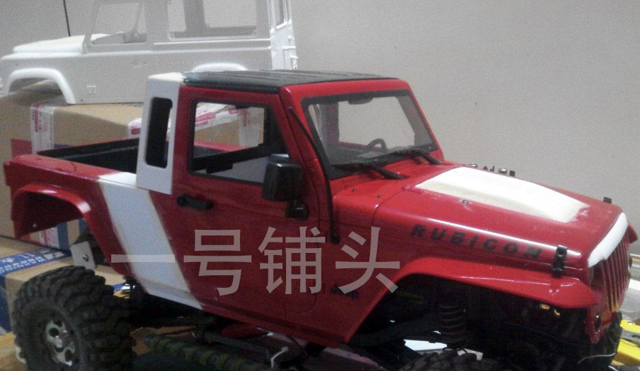 1 10 simulation climbing car shell TRX4 Wrangler JK pickup SCX10 5 door custom