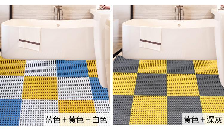 Phòng tắm chống trượt mat mosaic phòng tắm nhà vệ sinh phòng tắm mat phòng tắm tắm lớn nước không thấm nước mat