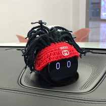 Weilai NOMI hat Black Dirty Braid Creative handmade car accessories modified accessories auto supplies can be customized