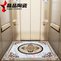 Customized elevator bridge compartment tiles imitation water jet mosaic floor tiles sightseeing commercial elevator mosaic custom-shaped floor tiles