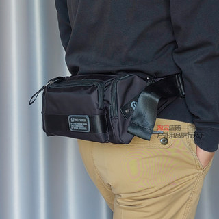 Multifunctional Waist Bag, High-End Casual Sports Chest Crossbody Bag, Dual-Purpose Waterproof Multi-Compartment Large-Capacity Shoulder Bag