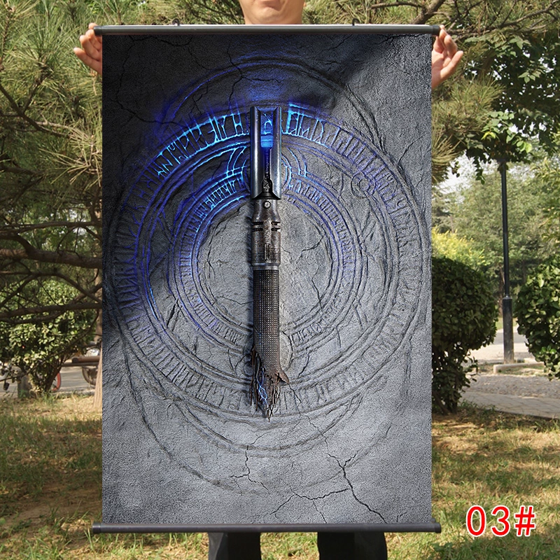 Star Wars Jedi Fallen Samurai Trung đoàn Tranh vẽ xung quanh trò chơi Star Wars Poster Cuộn Canvas Canvas - Game Nhân vật liên quan