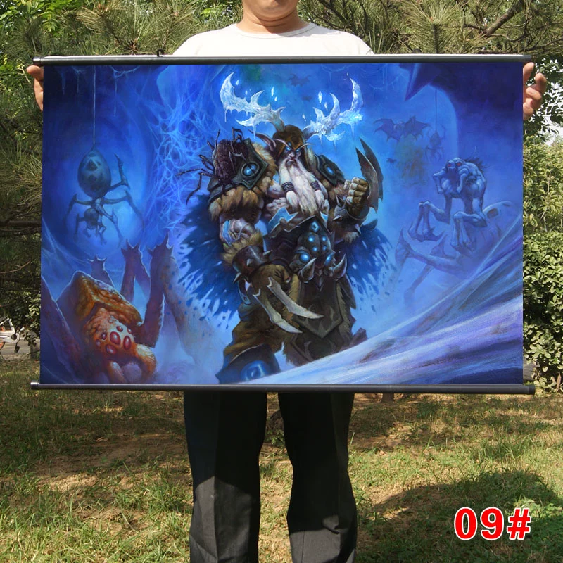 Hearthstone huyền thoại poster tranh Hearthstone huyền thoại Frozen Throne trò chơi poster hình nền bức tranh Trò chơi - Game Nhân vật liên quan