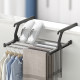 Japan AISEN balcony stainless steel clothes drying rack window folding storage rack dormitory shoe drying rack drying artifact