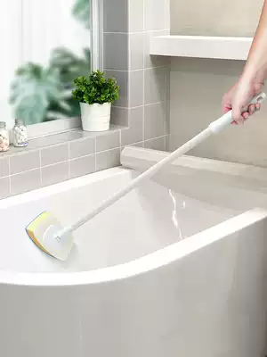 Japan imported long handle sponge brush cosmetic room cleaning tool wash wall tile cleaning brush bathroom bath cylinder brush