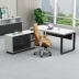 Bàn Boss văn phòng giám sát nội thất bàn đơn giản hiện đại bàn quản lý bàn ghế kết hợp bảng điều khiển loại bàn điều hành ghế chân quỳ Nội thất văn phòng