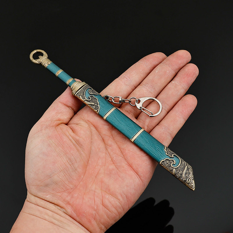 剑来武器模型宁姚金错刀压裙刀18CM阿良竹刀工艺品玩具模型_游戏_淘宝游戏网