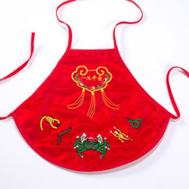 Baby bellyband summer newborn red pocket belly guard Chinese style embroidery baby belly 0-3 6 Months 1 year old