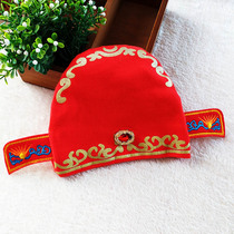 Baby cap red hat baby champion hat full moon Centenary 100 years old hat grab week 0-3-6-9-12 months