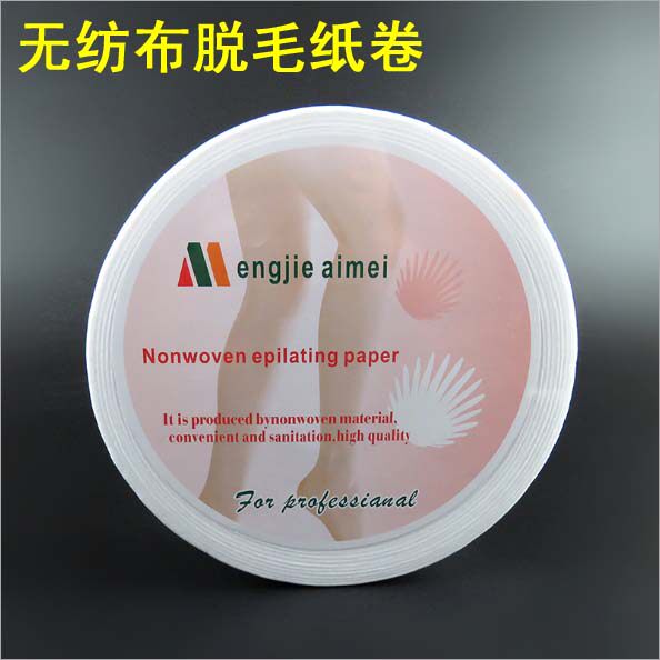 Manufacturer direct sale with special disposable unwoven cloth in addition to molasses wax removing hair paper white roll for 100 yards