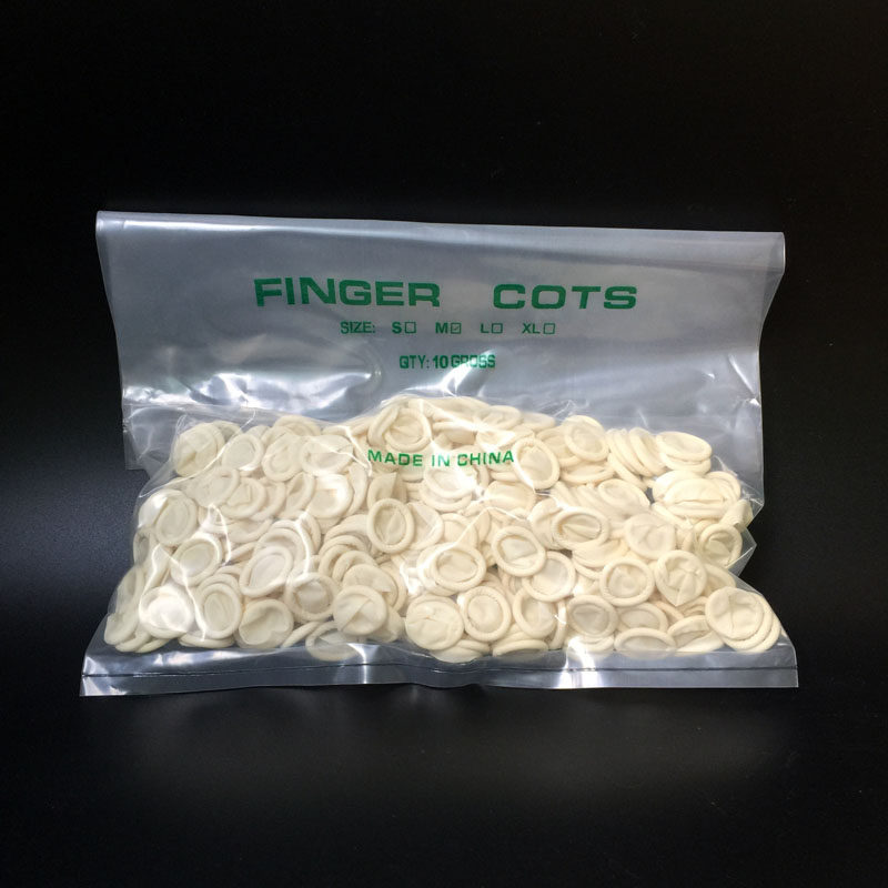 Latex hand fingertip disposable antistatic dust-free purifying electronic industrial rubber Lauprotect beauty medecor hand fingertips