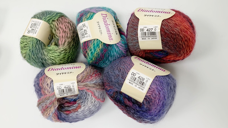 Imported High-End Dd Diamond Mohair Hand-Knitted Sweater, Scarf, Hat, Shawl, Wool Yarn, Color-Blocked Scarf Imported High-End Dd Diamond Mohair Hand-Knitted Sweater, Scarf, Hat, Shawl, Wool Yarn, Color-Blocked Scarf