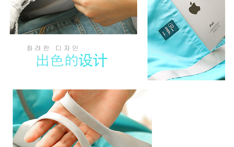 Gấp túi nữ túi du lịch xách tay đa chức năng công suất lớn dày không thấm nước có thể được đặt xe đẩy trường hợp hành lý lưu trữ túi vali nhựa giá rẻ