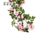 Mô phỏng hoa hồng mây lá treo tường hoa nhân tạo ống hoa lụa trong nhà trang trí hoa nhựa cây nho xanh - Hoa nhân tạo / Cây / Trái cây