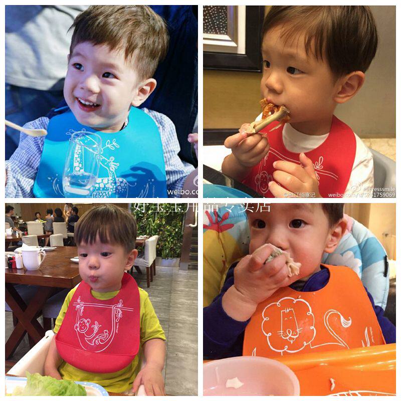 Hong Kong Galaxybaby Baby plate Suction cup bowl Baby child divider plate Drop-proof one-piece silicone tableware