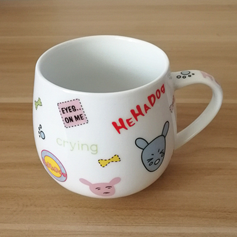 Phim hoạt hình những người yêu thích gốm cốc có nắp cốc cốc trẻ em cốc văn phòng cốc cà phê sữa - Tách bình nước giữ nhiệt