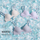 Victoria's Secret New Small Ice Cup 4.0 LOGO Shoulder Strap Cool Wire-Free Bra Set Underwear Women's Summer Style ໃຫມ່