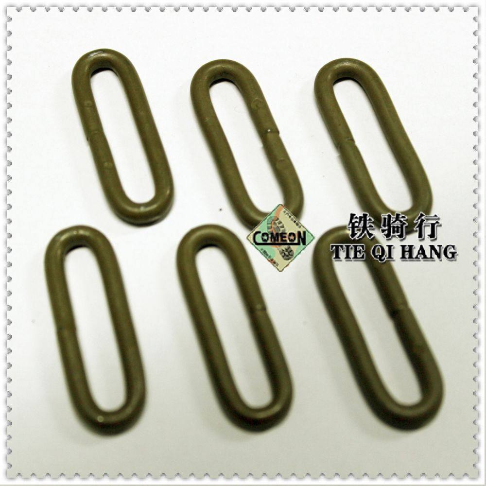 Publicly issued Marine Corps USMC FLC system accessories used 1 inch 25mm Wolf brown metal fastener