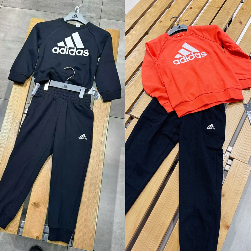 Authentic Adidas Kidsren's Sports Jogging Casual Knitted Sweatshirt Set Hg4464Ix7363 Authentic Adidas Kidsren's Sports Jogging Casual Knitted Sweatshirt Set Hg4464Ix7363