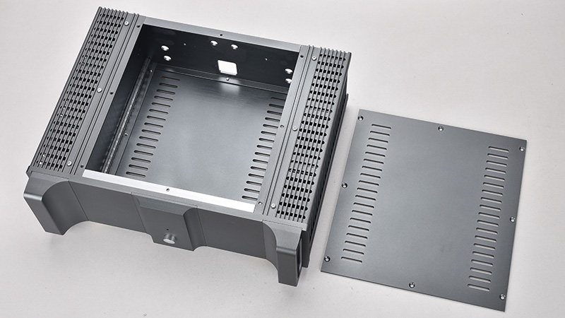 2020 new design e-360 full aluminum CNC power amplifier case Preamplifier Enclosure 370*120*307mm