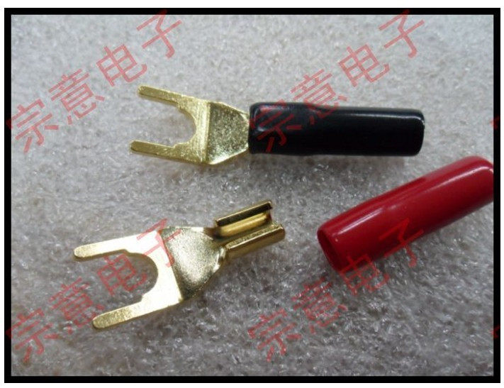Taiwan-made pure copper gold-plated Y-plug