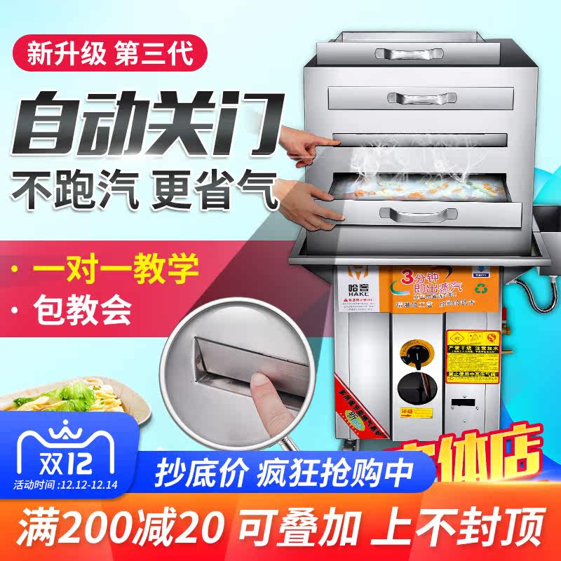 With Door Bowel Powder Machine Commercial Drawer Swing Stall Fully Automatic Guangdong Steamed Intestine Powder Gas Not Running Steam Positive Zong Sausage Powder
