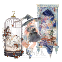 SUMMER Circular Packing Strawberry Universe Radio Cage Bird Fairy Tale Town Little Nurse Spring Cherry Blossoms