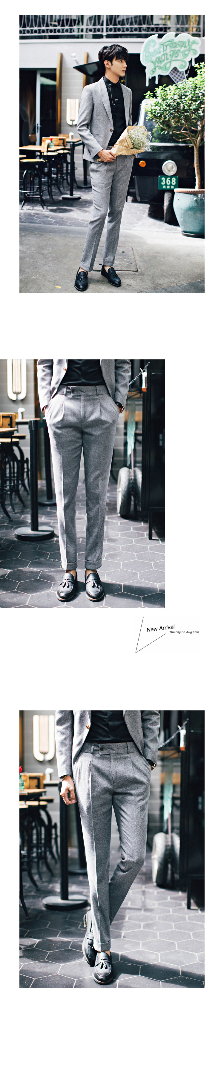 Costume homme en coton pour automne - Ref 1577837 Image 22