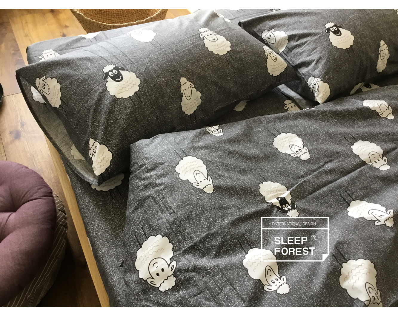 Quilt cover mảnh duy nhất cotton mùa xuân và mùa hè thực vật phim hoạt hình bông quilt cover sinh viên duy nhất chăn đơn 1.5 đôi 2.0