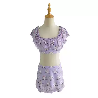 3-piece hot spring women's swimsuit shorts sexy two-piece swimwear anti-chlorine quick clothes seaside swimming YZ5016