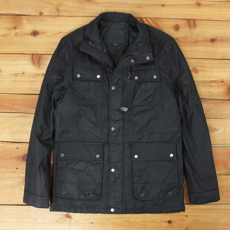 Ultra-valued foreign trade Europe and America Large size size autumn and winter jacket Male M65 Multi-pocket jacket Business men's clothing Windproof Thin Cotton Clothing