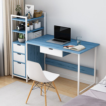 Desk bookcase one small room with chair combination writing desk with bookshelf for students with drawers